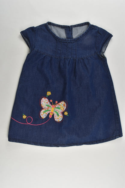 Brand Unknown Size 1 Lightweight Butterfly Denim Dress