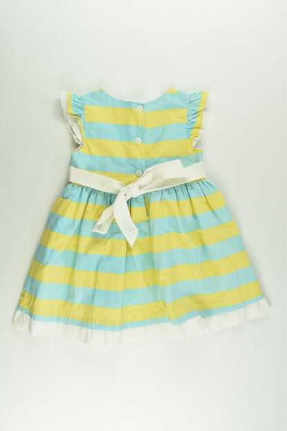 Brand Unknown Size 1 Lined Striped Dress
