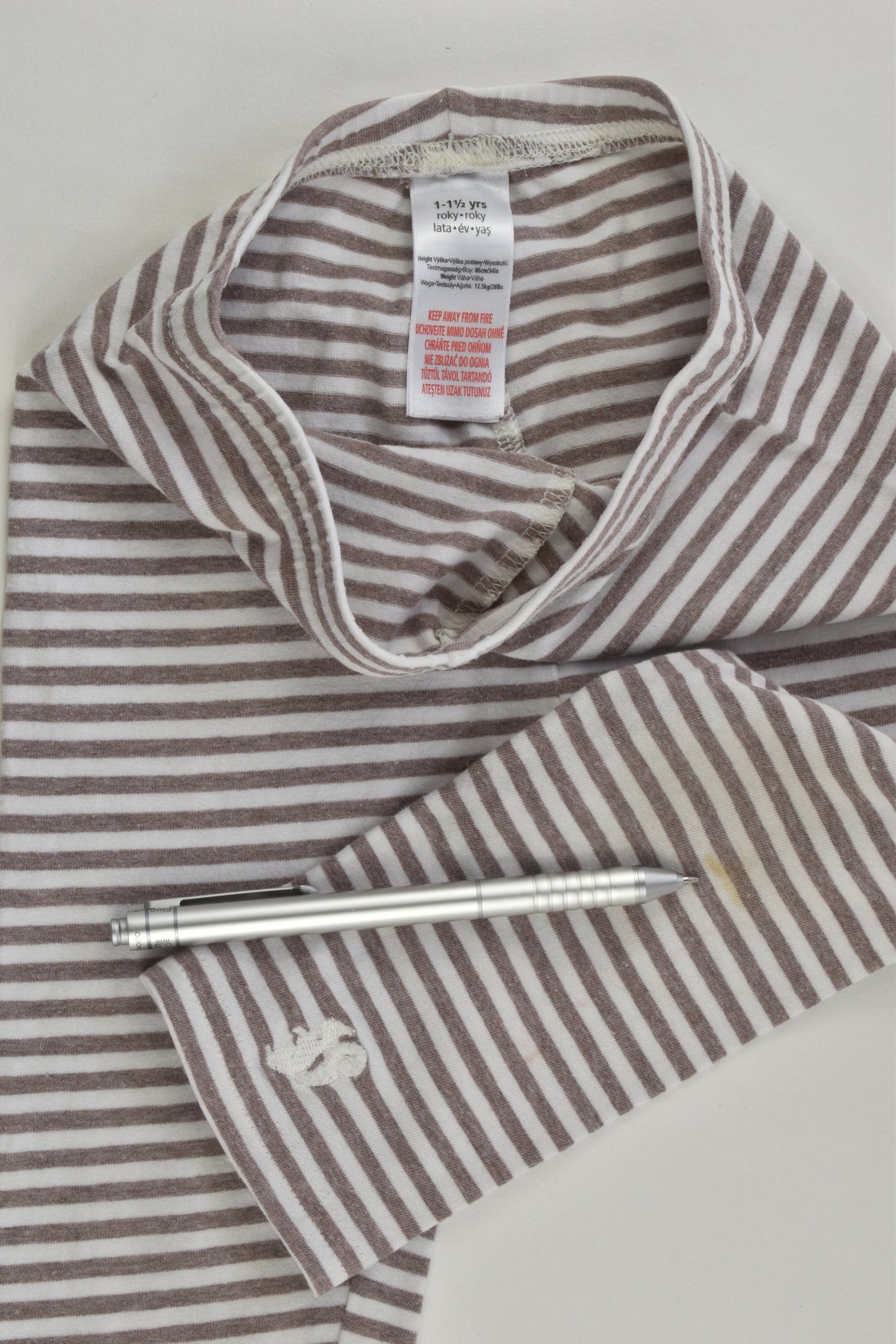 Brand Unknown Size 1 Striped Squirrel Leggings