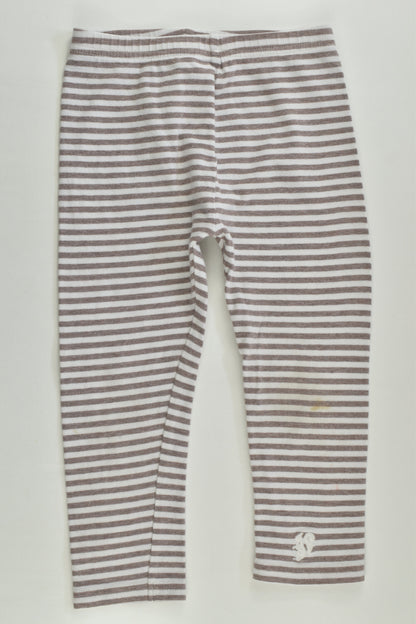 Brand Unknown Size 1 Striped Squirrel Leggings