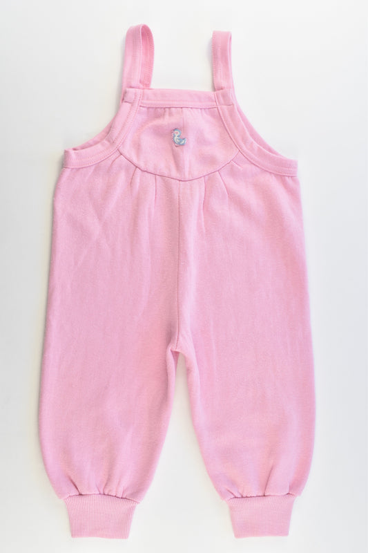 Brand Unknown Size 1 Vintage Overalls with Bird Patch