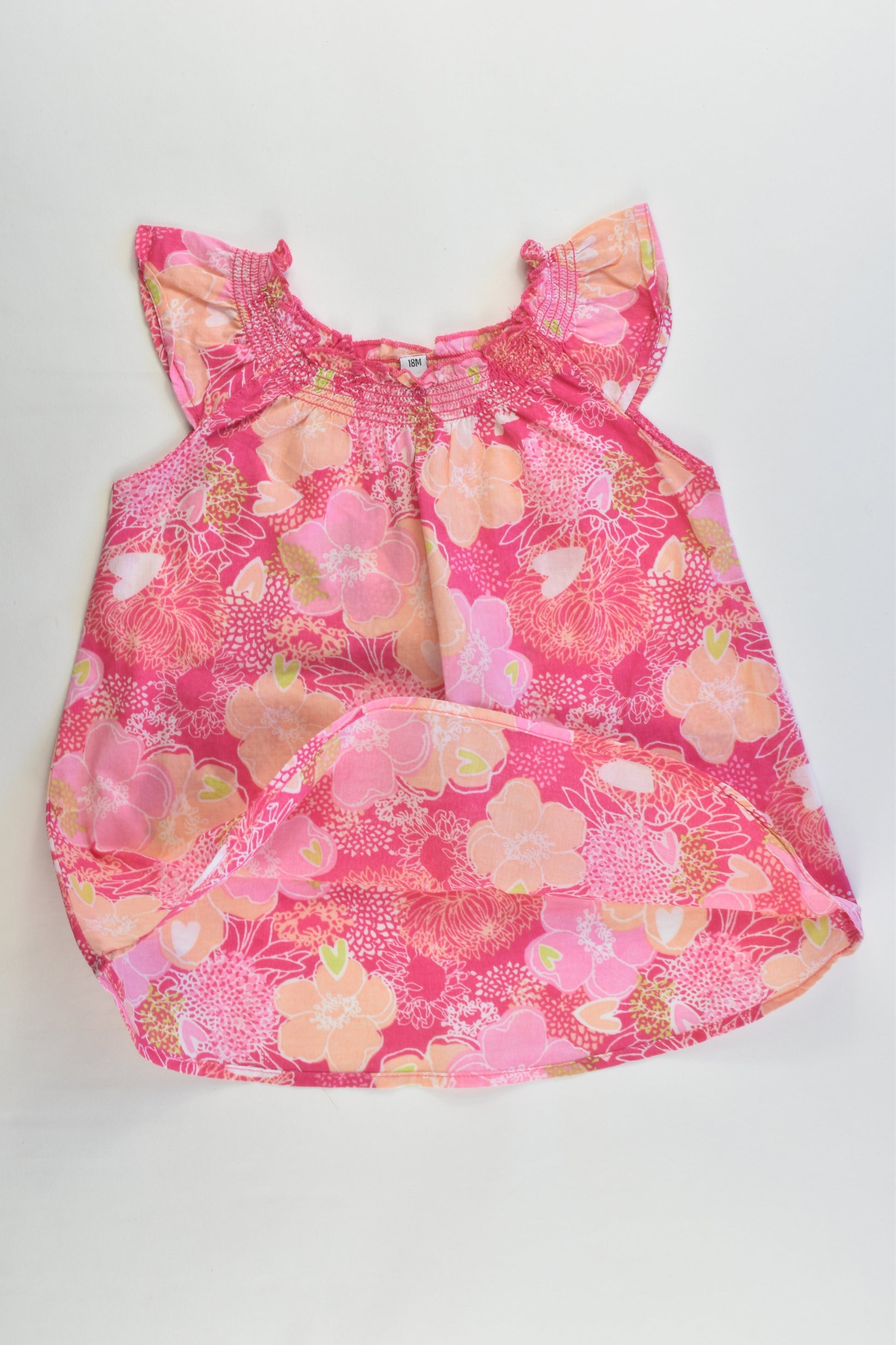 Brand Unknown Size 18 months Floral Blouse/Tunic