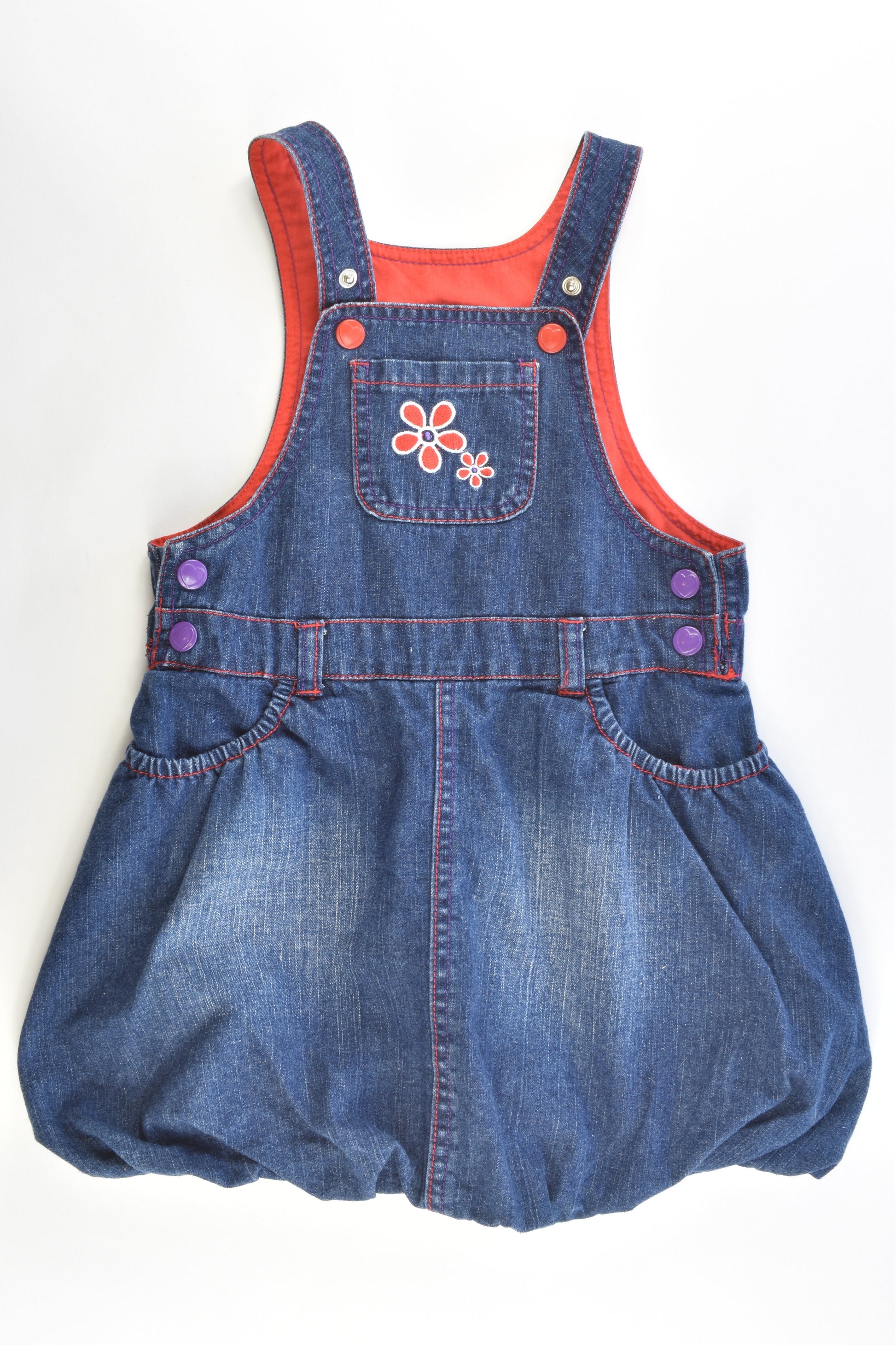 Brand Unknown Size 2-3 Lined Denim Dress