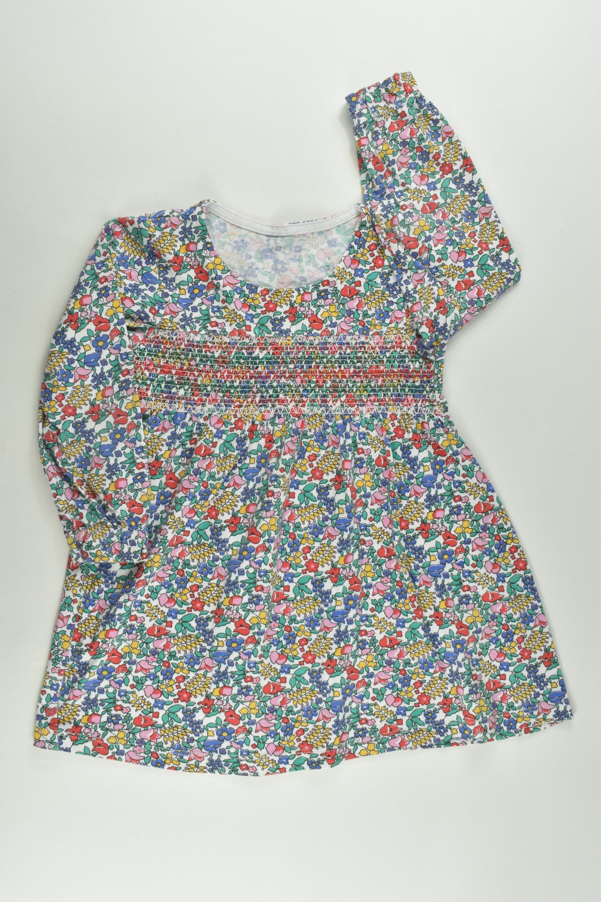 Brand Unknown Size 3-4 Liberty Print Smocked Dress