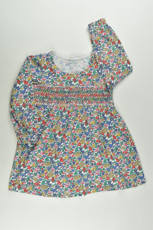 Brand Unknown Size 3-4 Liberty Print Smocked Dress