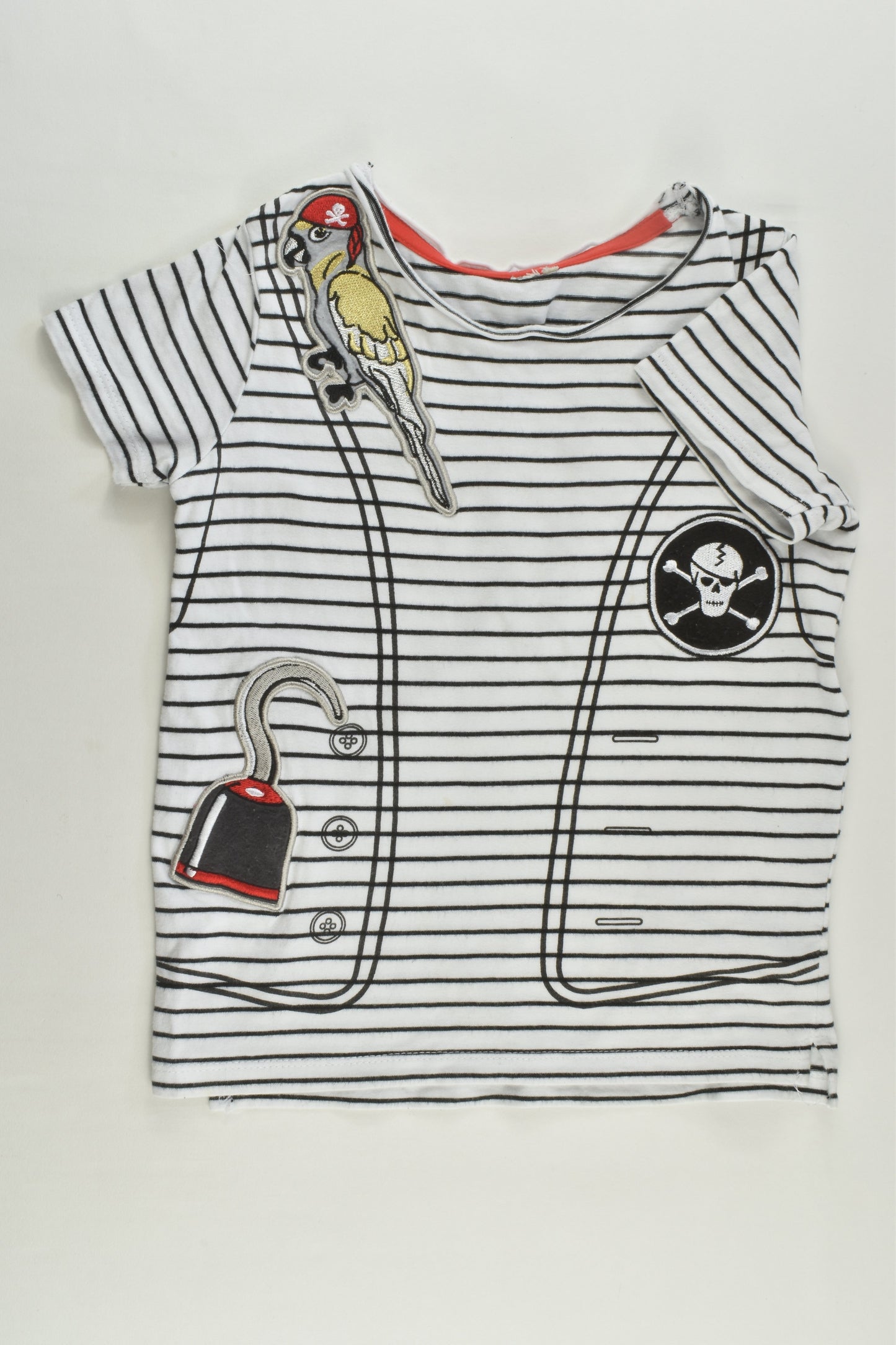 Brand Unknown Size 3-4 Pirate T-shirt
