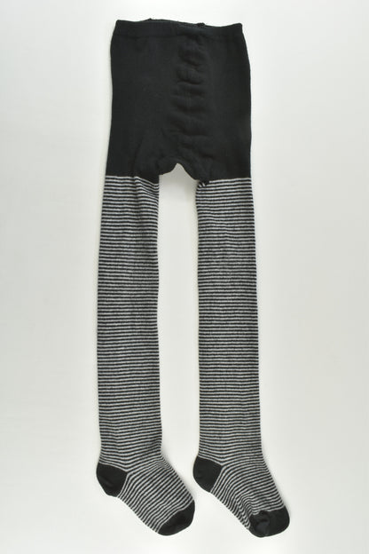 Brand Unknown Size 3-5 Striped Footed Tights