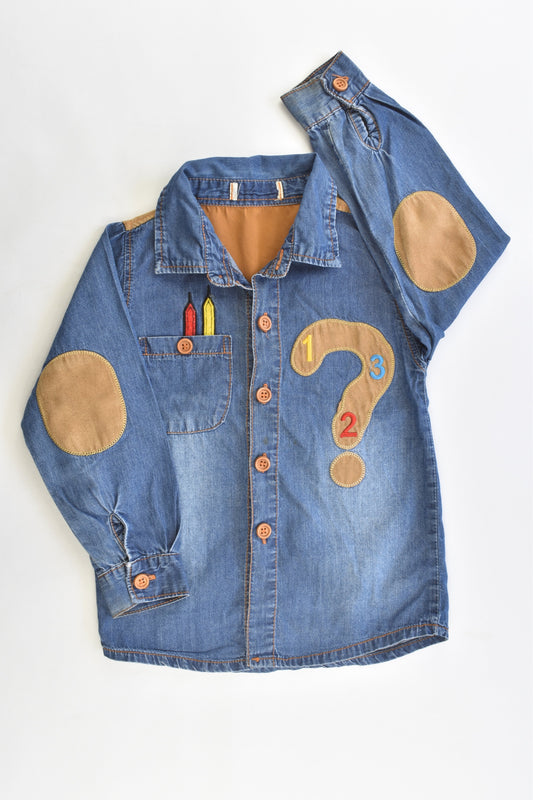 Brand Unknown Size 3 Soft Denim Shirt