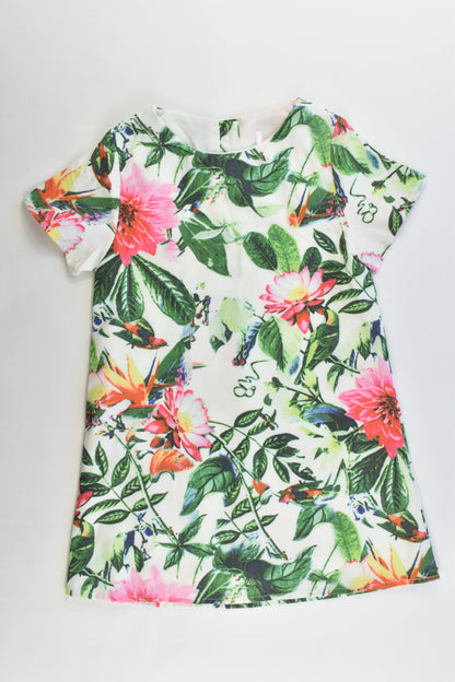 Brand Unknown Size 90 cm (1-2) Lined Floral Dress