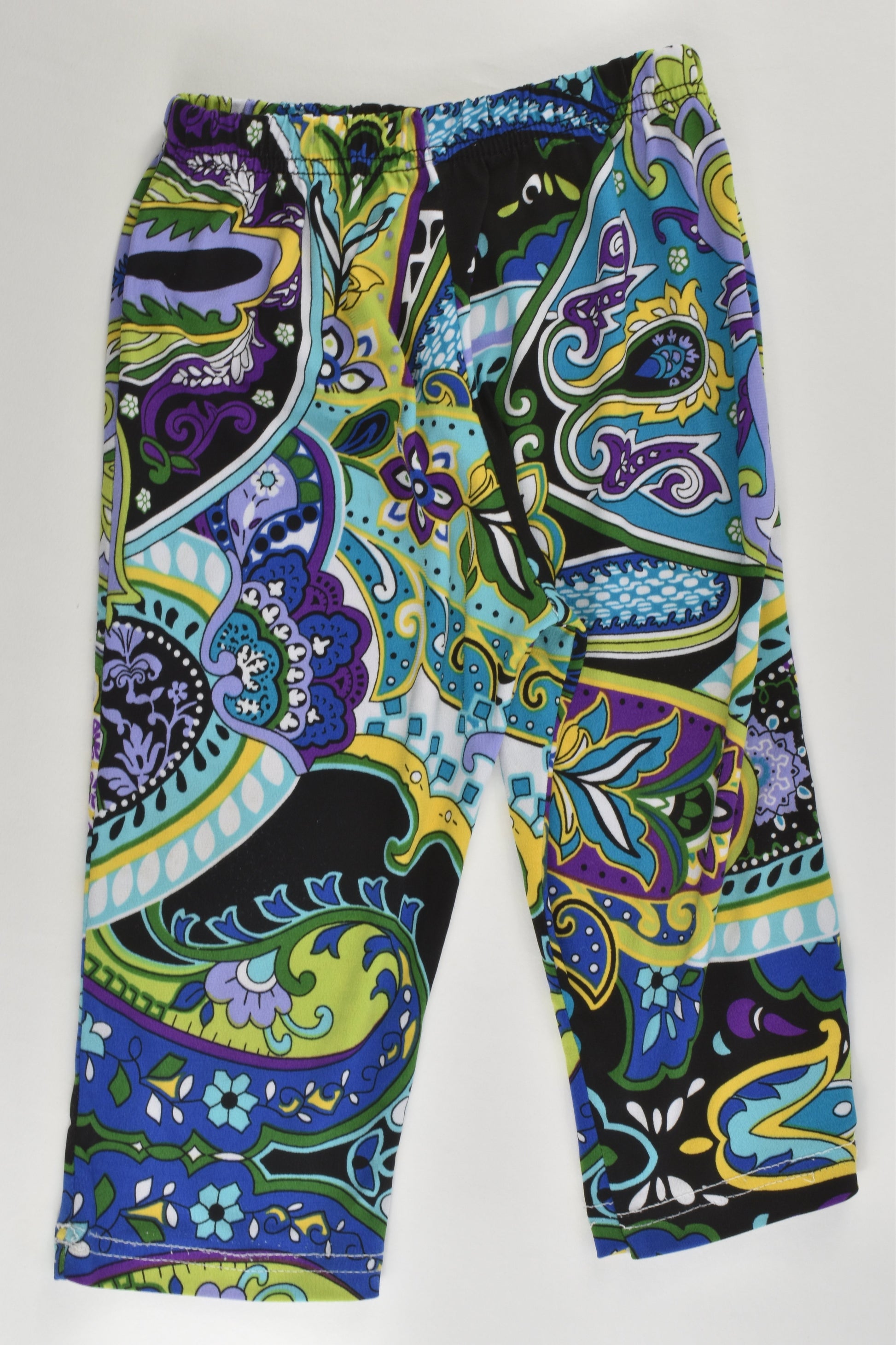 Brand Unknown Size approx 0-1 Blue Mix Lightweight Stretchy Pants