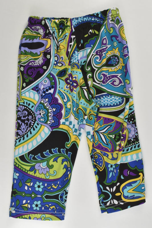 Brand Unknown Size approx 0-1 Blue Mix Lightweight Stretchy Pants