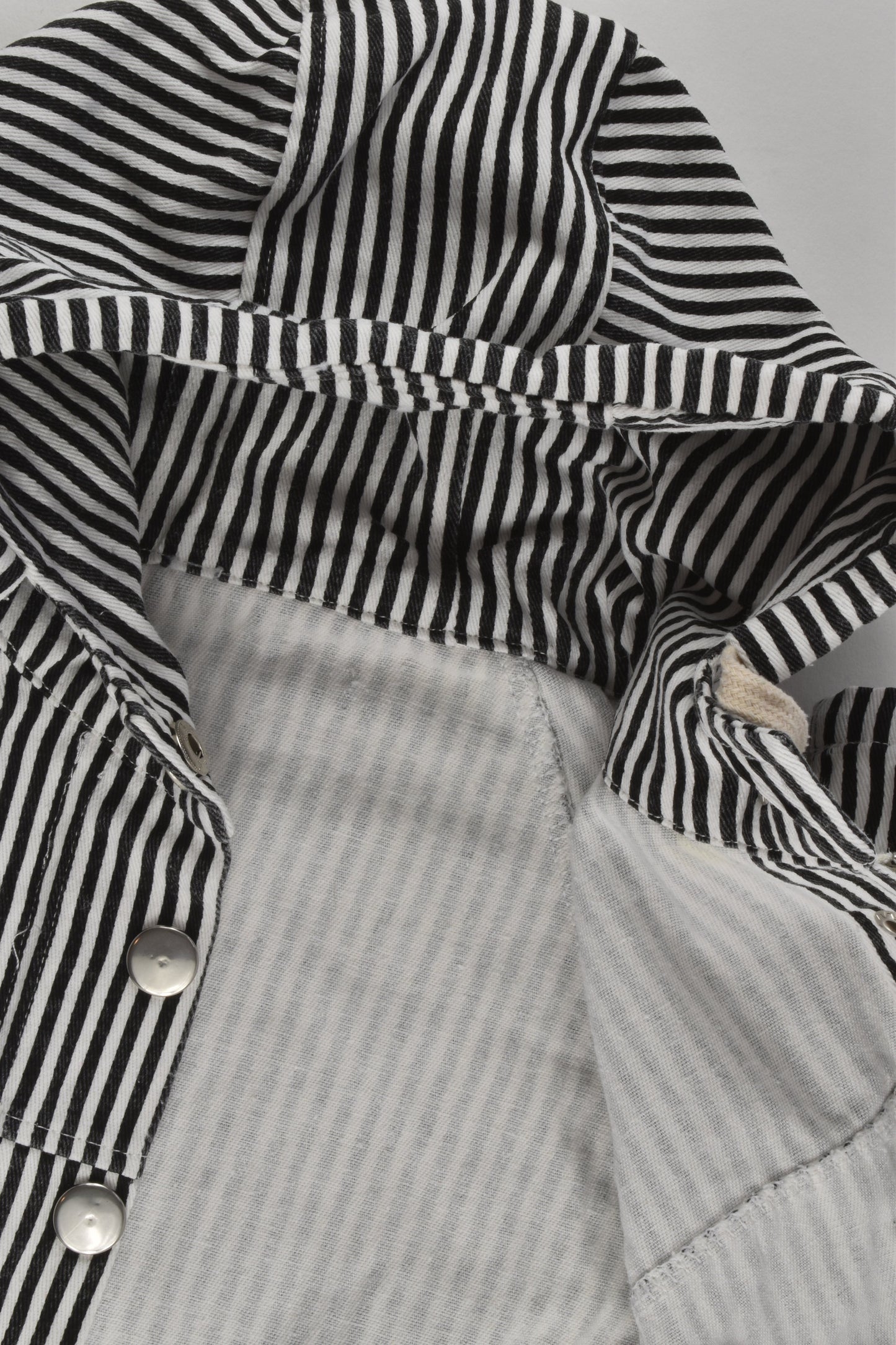Brand Unknown Size approx 0-1 Striped Hooded Jacket