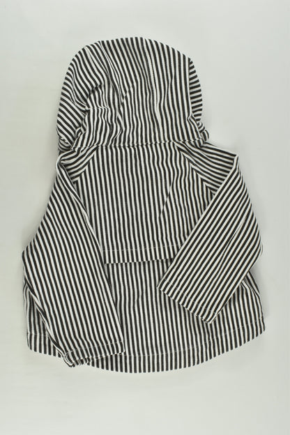 Brand Unknown Size approx 0-1 Striped Hooded Jacket