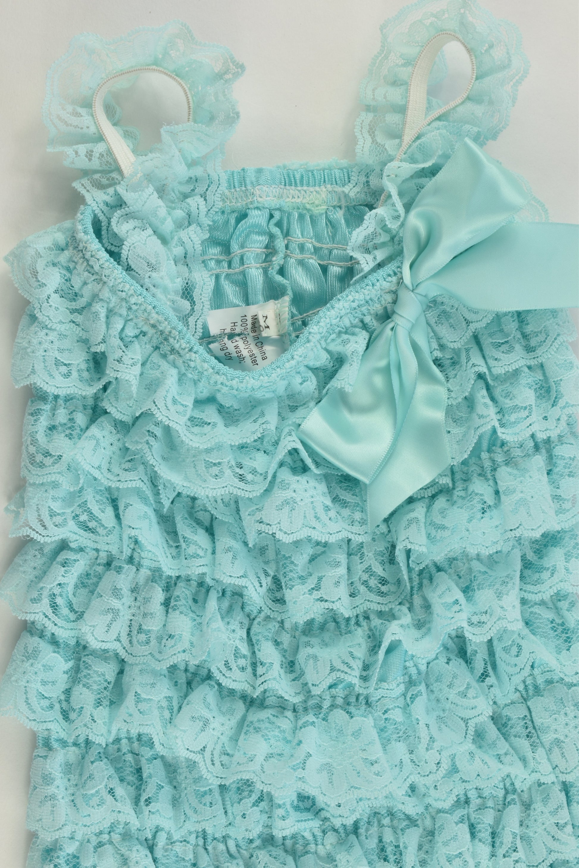 Brand Unknown Size approx 00 Lace Romper