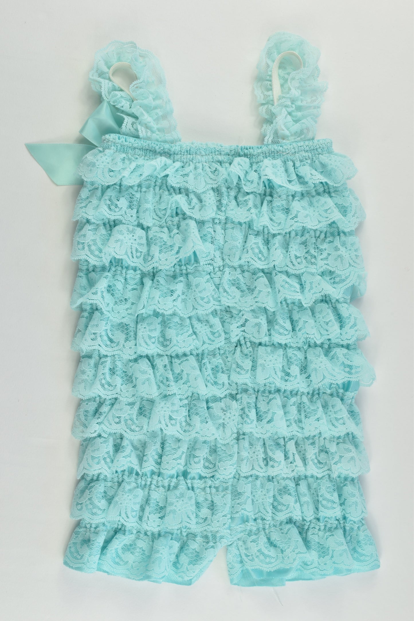 Brand Unknown Size approx 00 Lace Romper