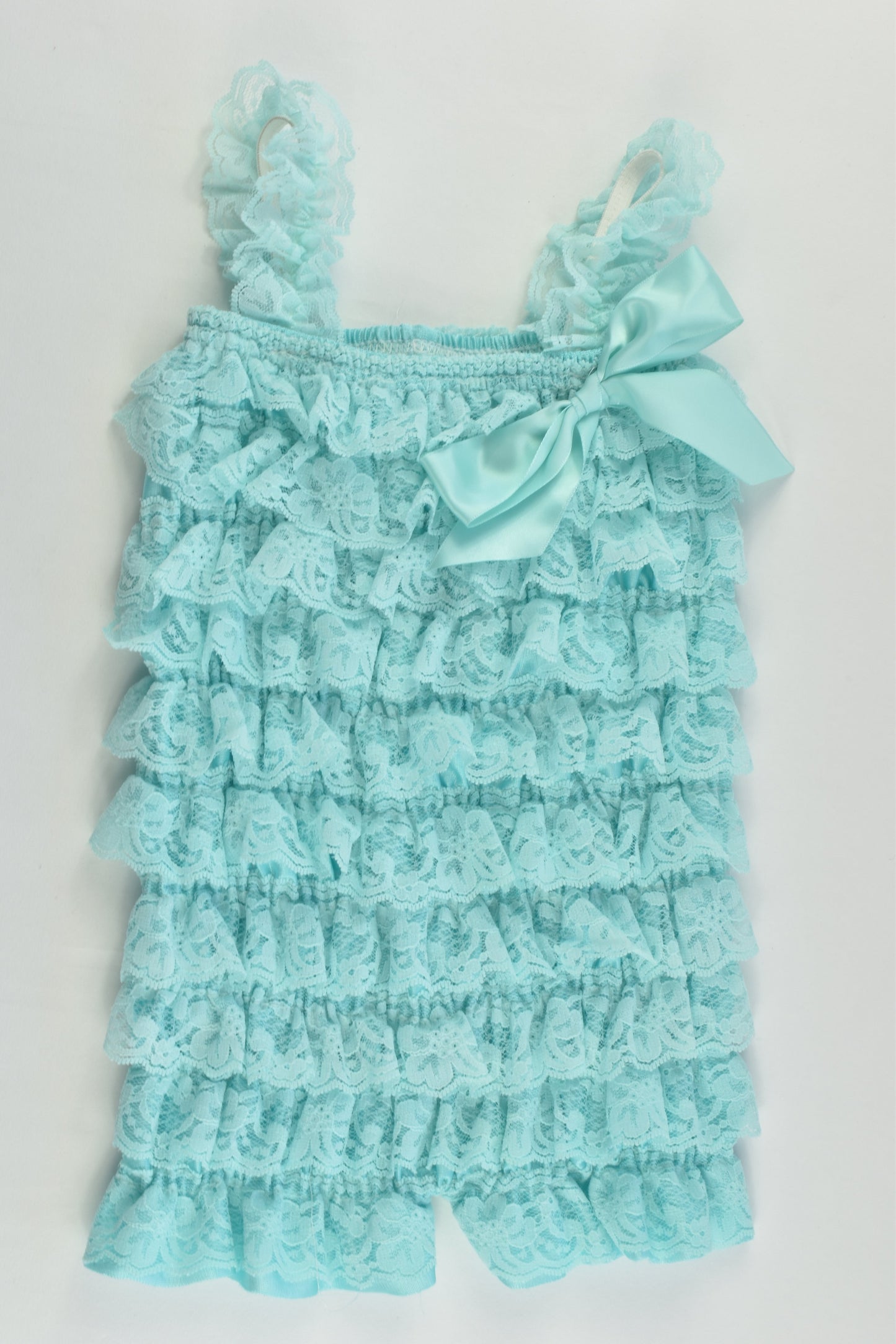 Brand Unknown Size approx 00 Lace Romper