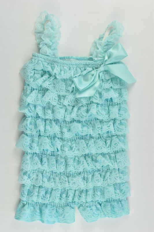 Brand Unknown Size approx 00 Lace Romper