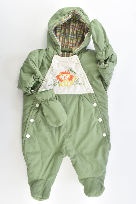 Brand Unknown Size approx 000 Lion Cub Pramsuit