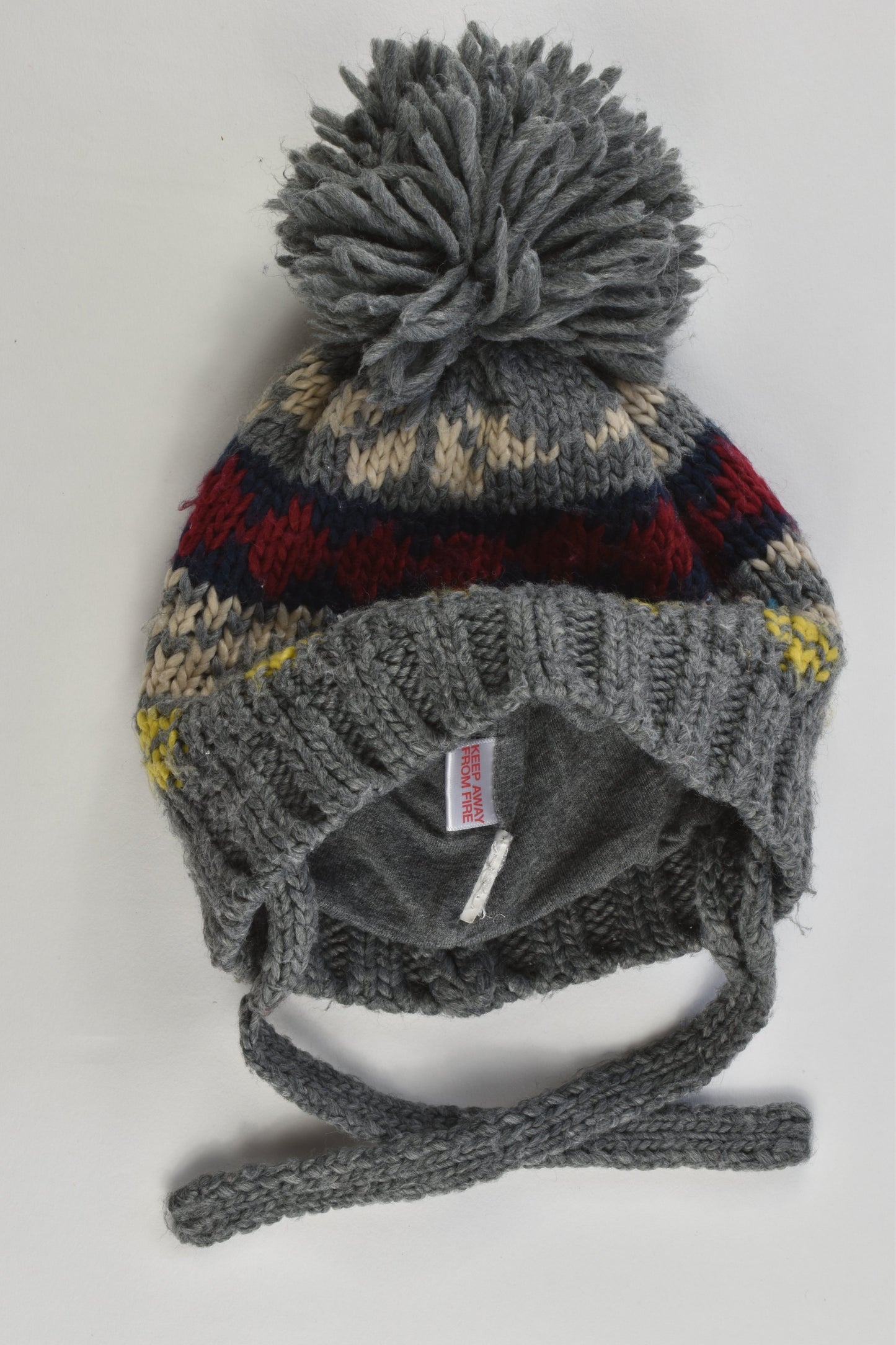 Brand Unknown Size approx 1 Lined Knitted Winter Beanie