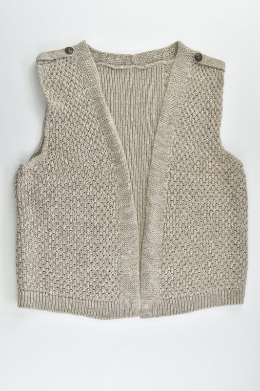 Brand Unknown Size approx 10-12 Knitted Vest