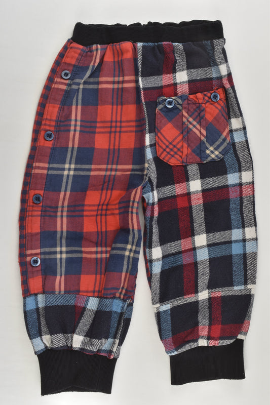 Brand Unknown Size approx 2-3 Checked Pants