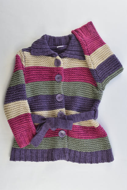 Brand Unknown Size approx 2 Striped Knitted Cardigan