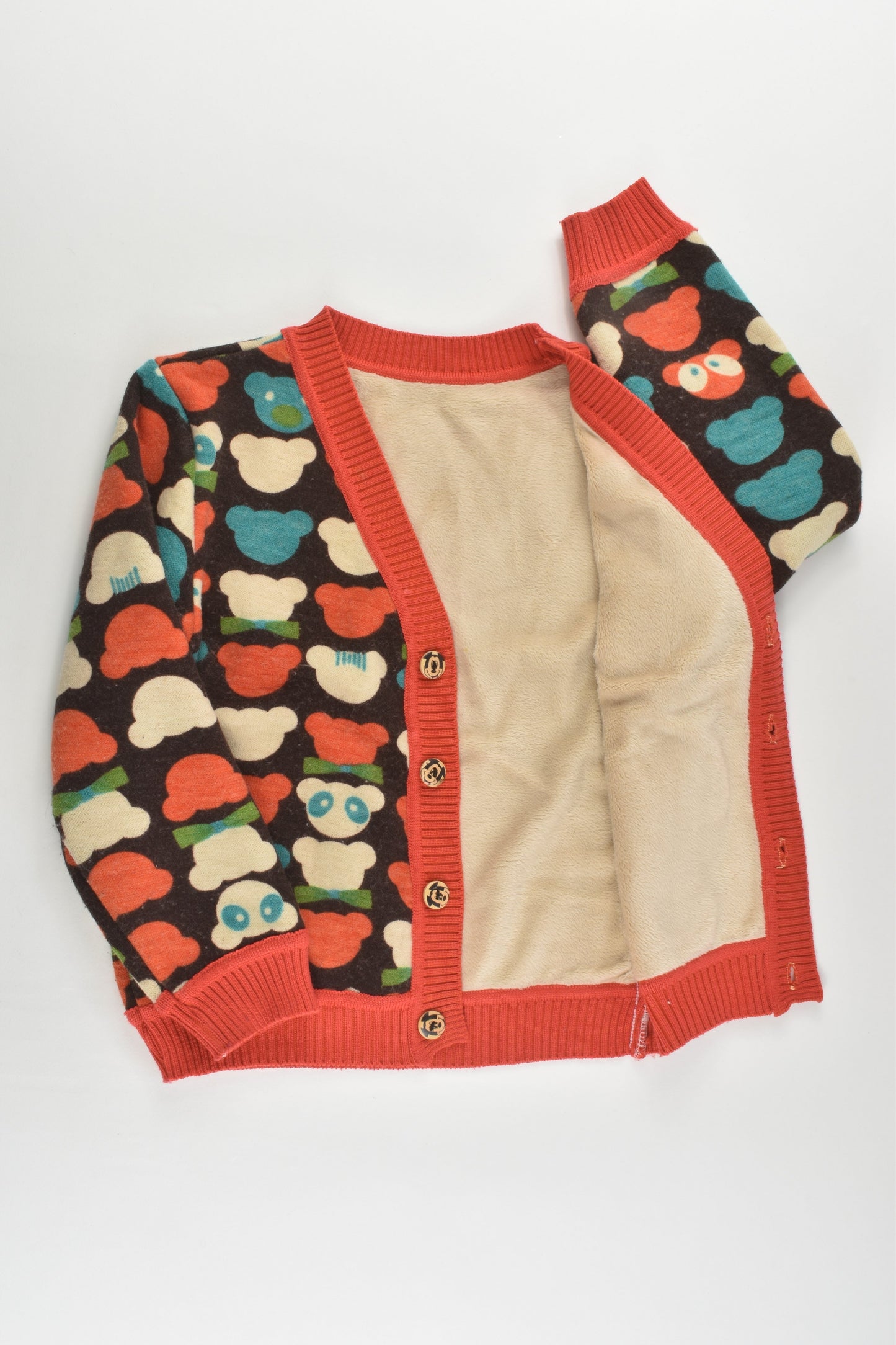 Brand Unknown Size approx 3-4 Warm Cardigan