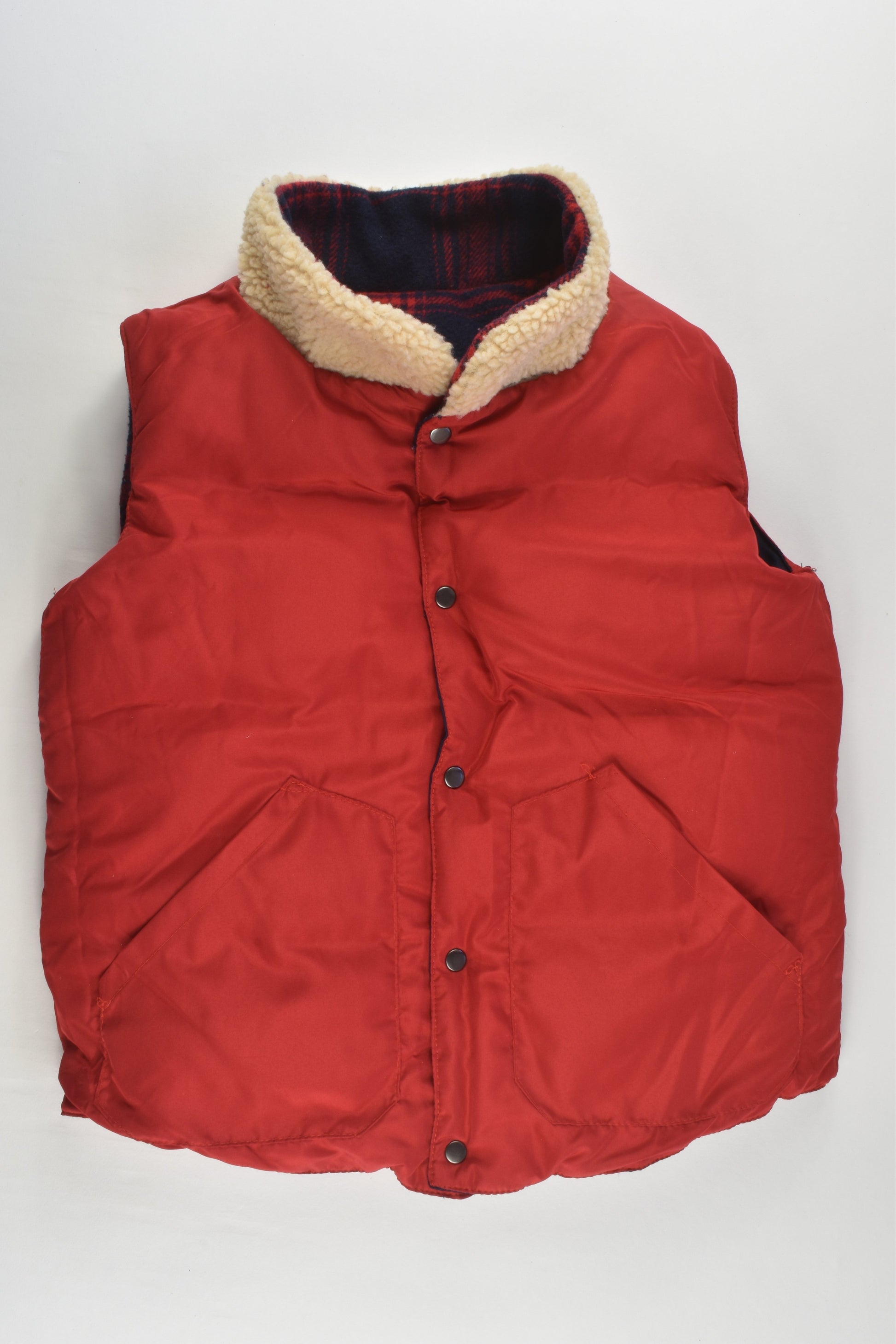 Brand Unknown Size approx 4-5 Reversible Puffer Vest