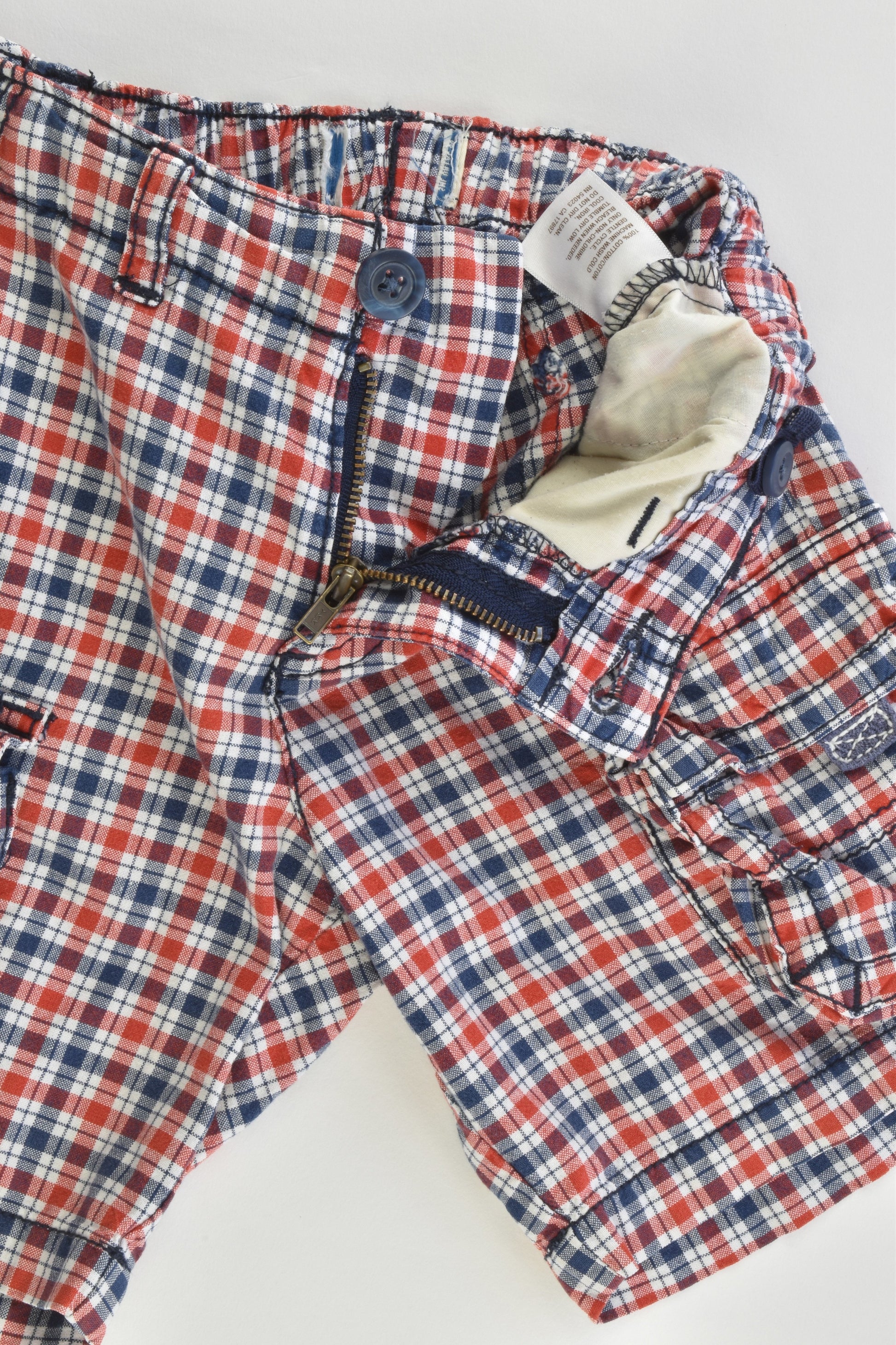 Brand Unknown Size approx 4 Checked Shorts