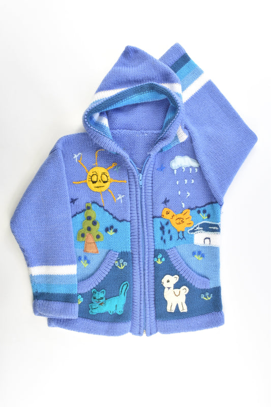 Brand Unknown Size approx 5-6 Peruvian Style Knitted Jumper