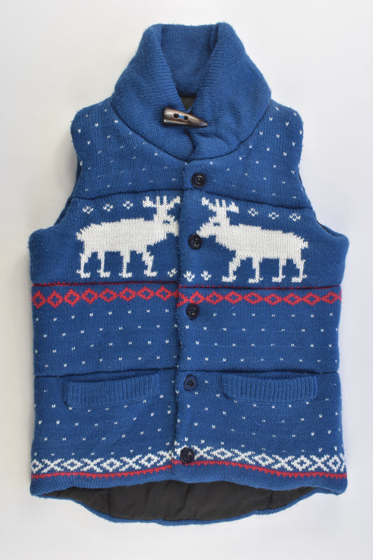 Brand Unknown Size approx 5 Knitted Puffer Vest