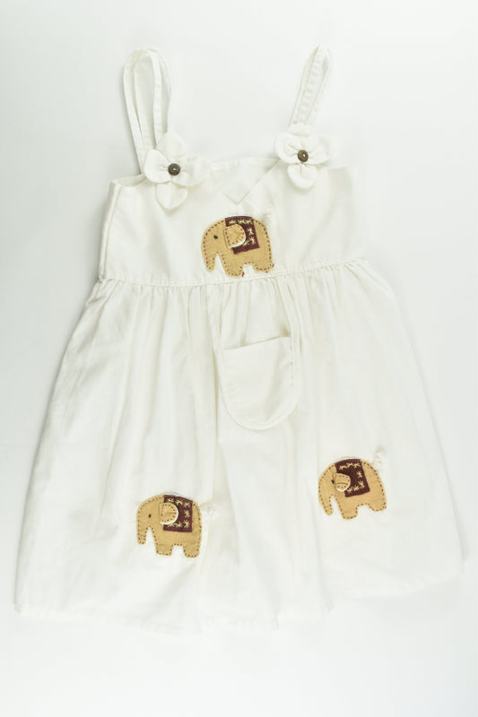 Brand Unknown Size approx 6-8 Elephant Dress