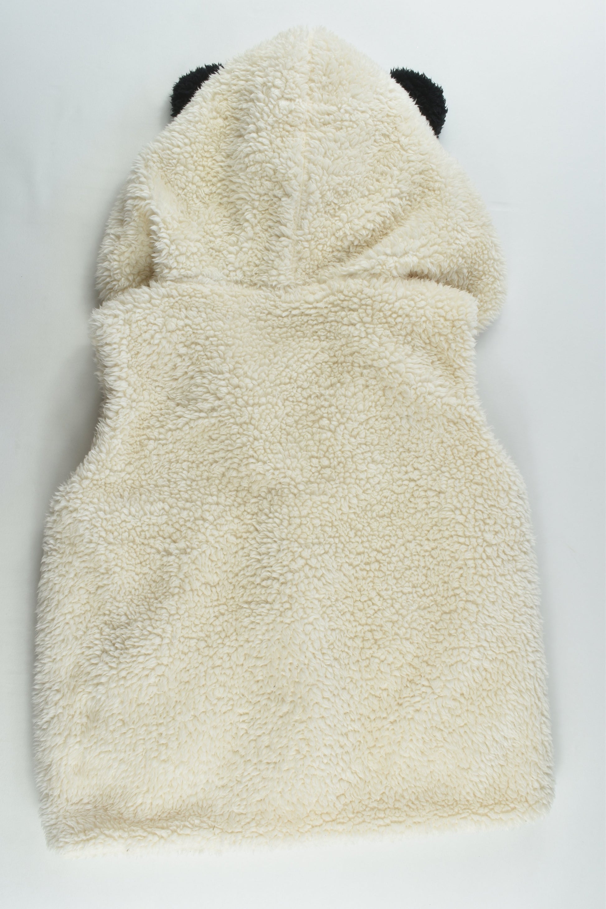 Brand Unknown Size approx 6-8 Fluffy Panda Vest
