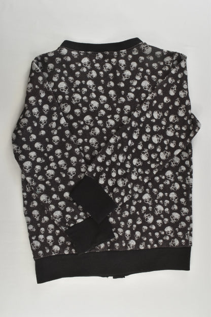 Brand Unknown Size approx 6 Skulls Grandpa Cardigan