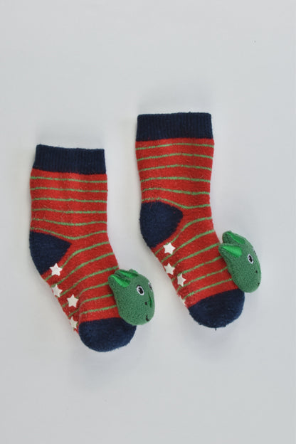 Brand Unknown Size approx up to 6 months Dinosaur Socks with Bell