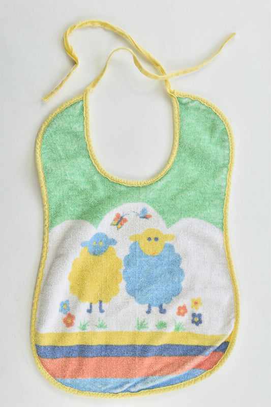 Brand Unknown Vintage Sheep Baby Bib