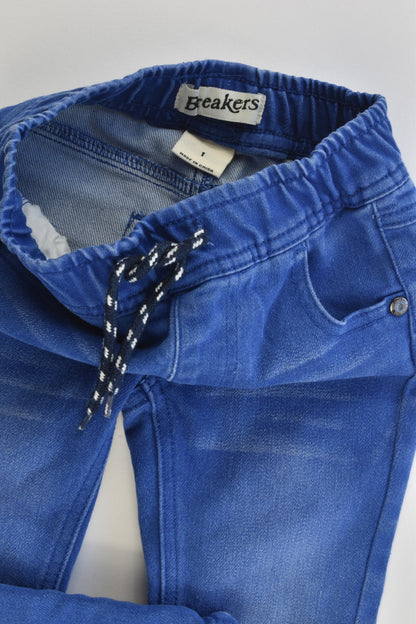 Breakers Size 1-2 Stretchy Denim-like Pants