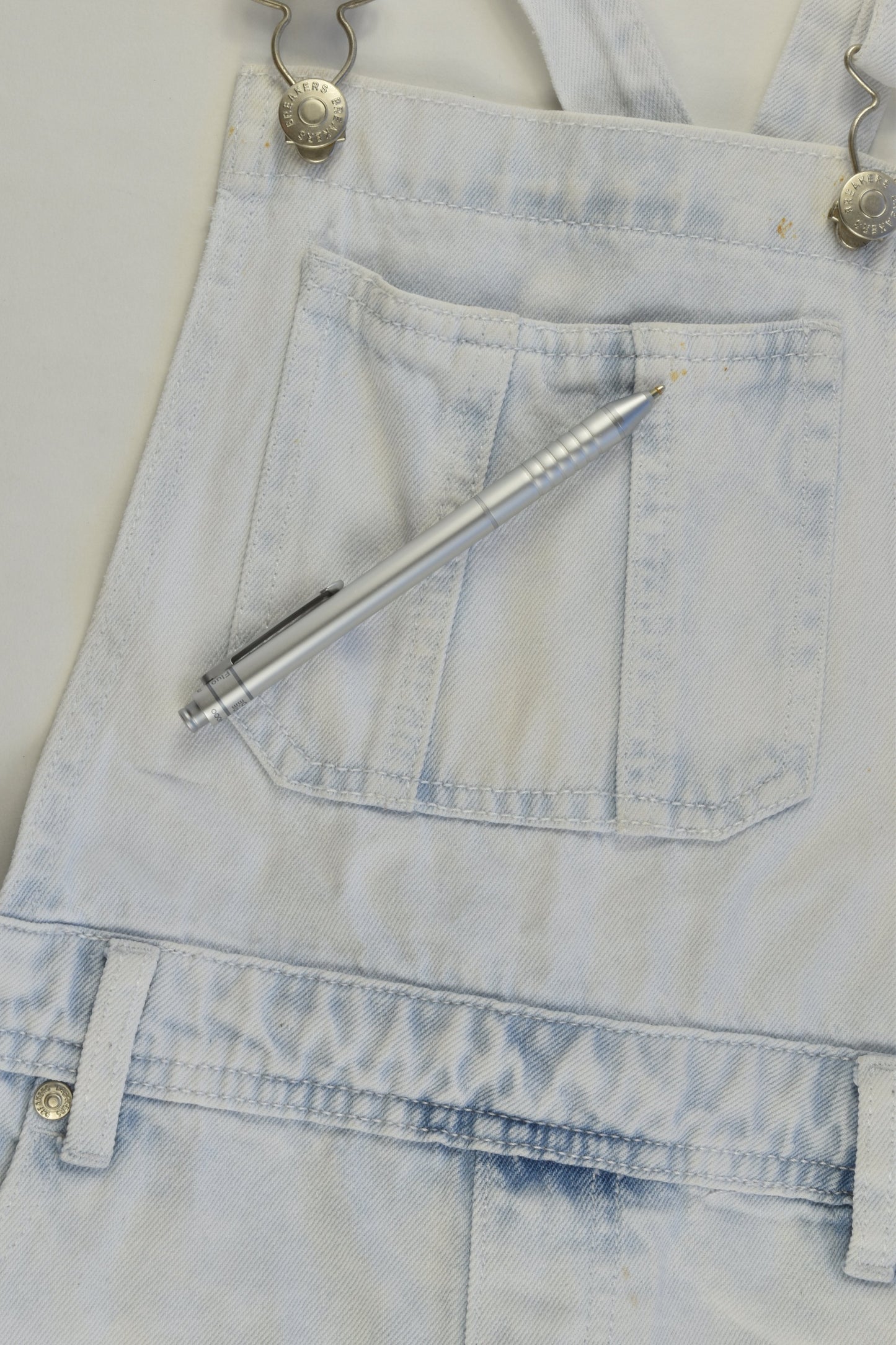 Breakers Size 10 Short Denim Overalls