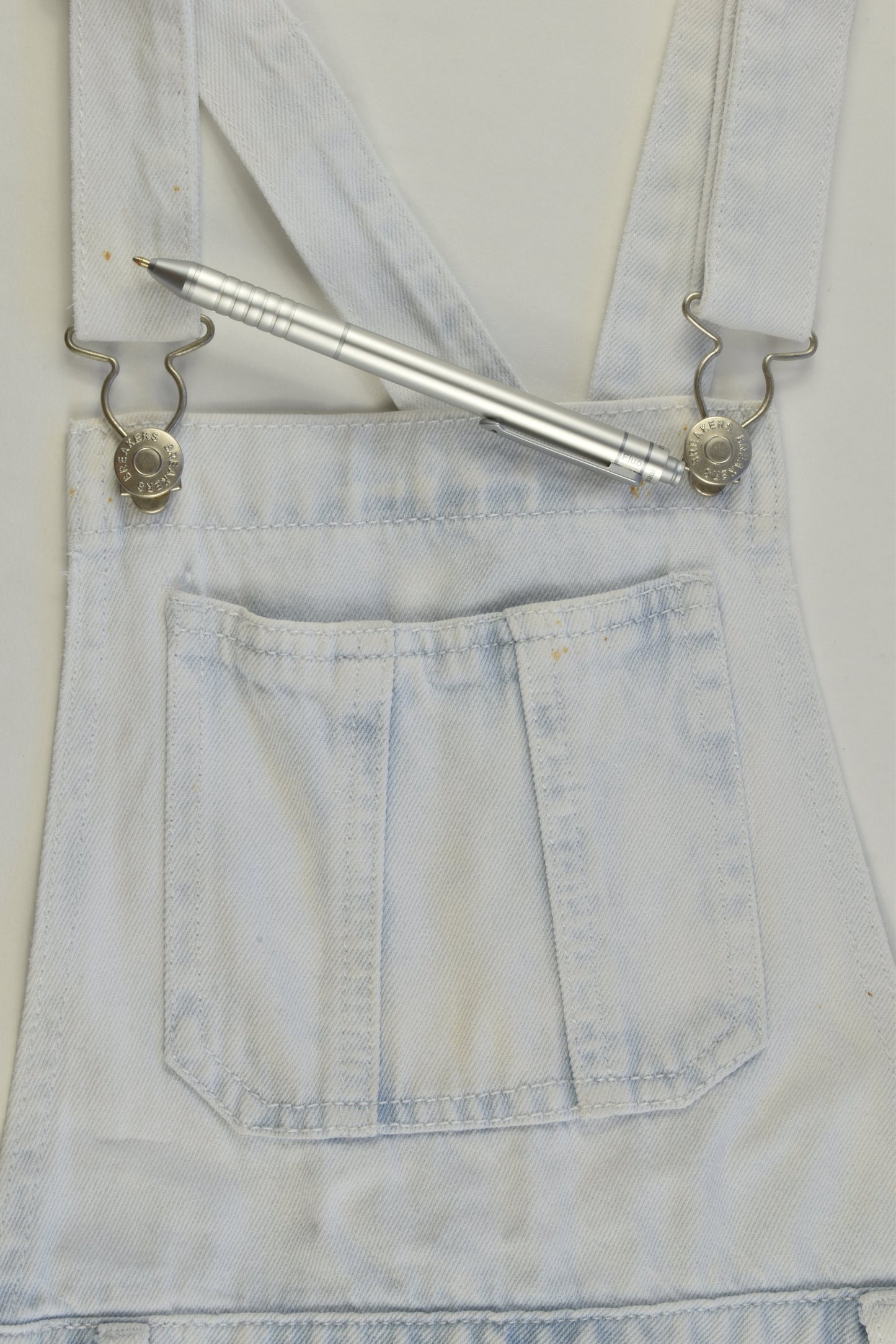 Breakers Size 10 Short Denim Overalls