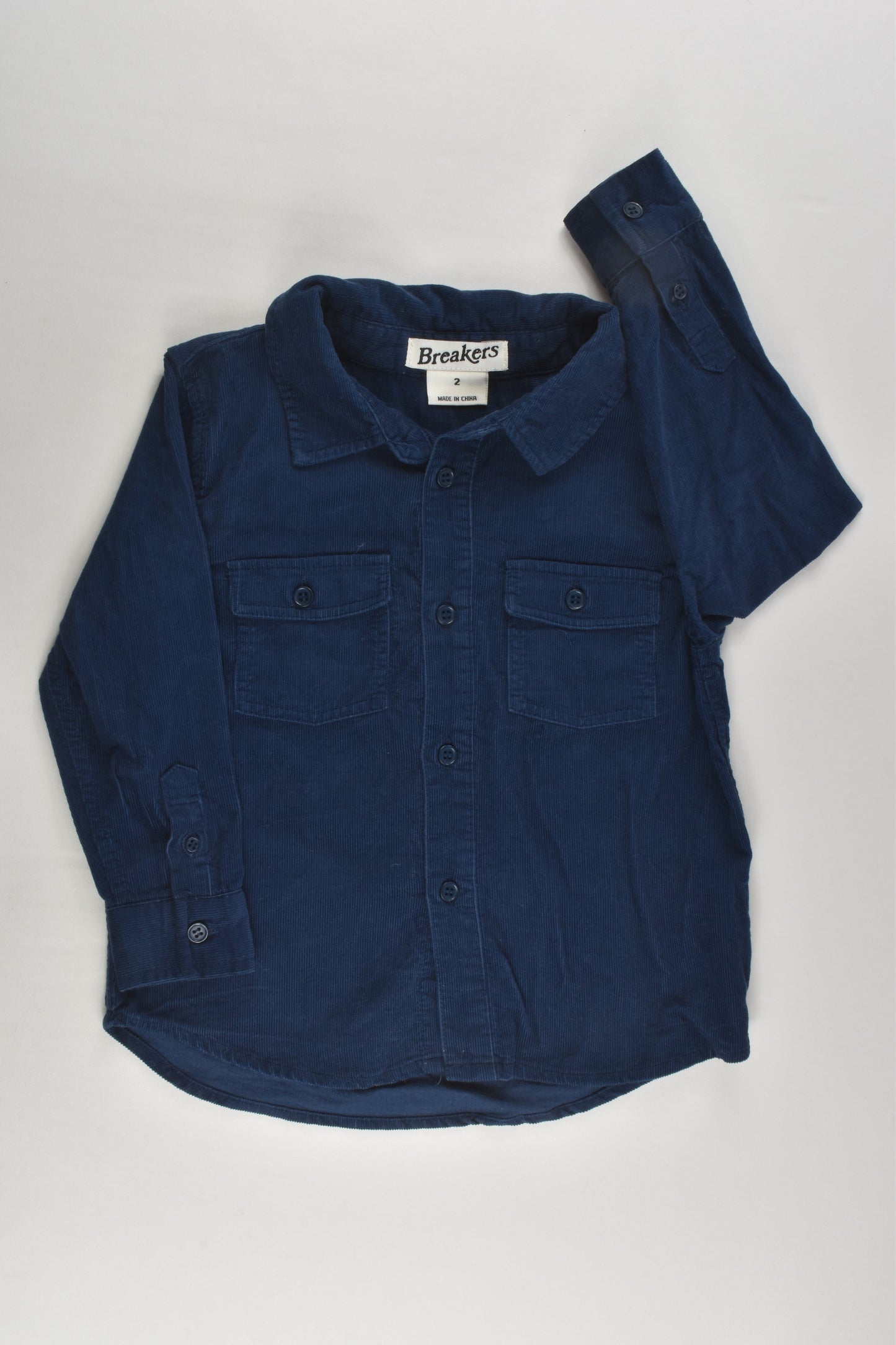 Breakers Size 2 Lightweight Cord Shirt
