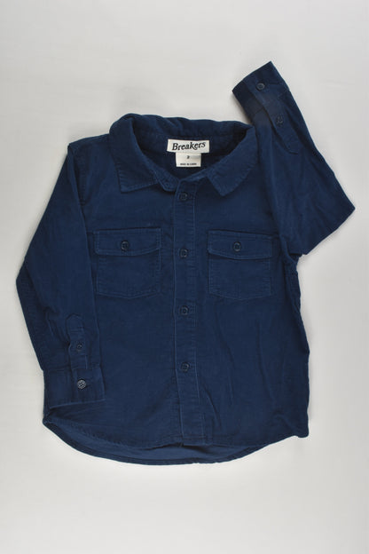 Breakers Size 2 Lightweight Cord Shirt