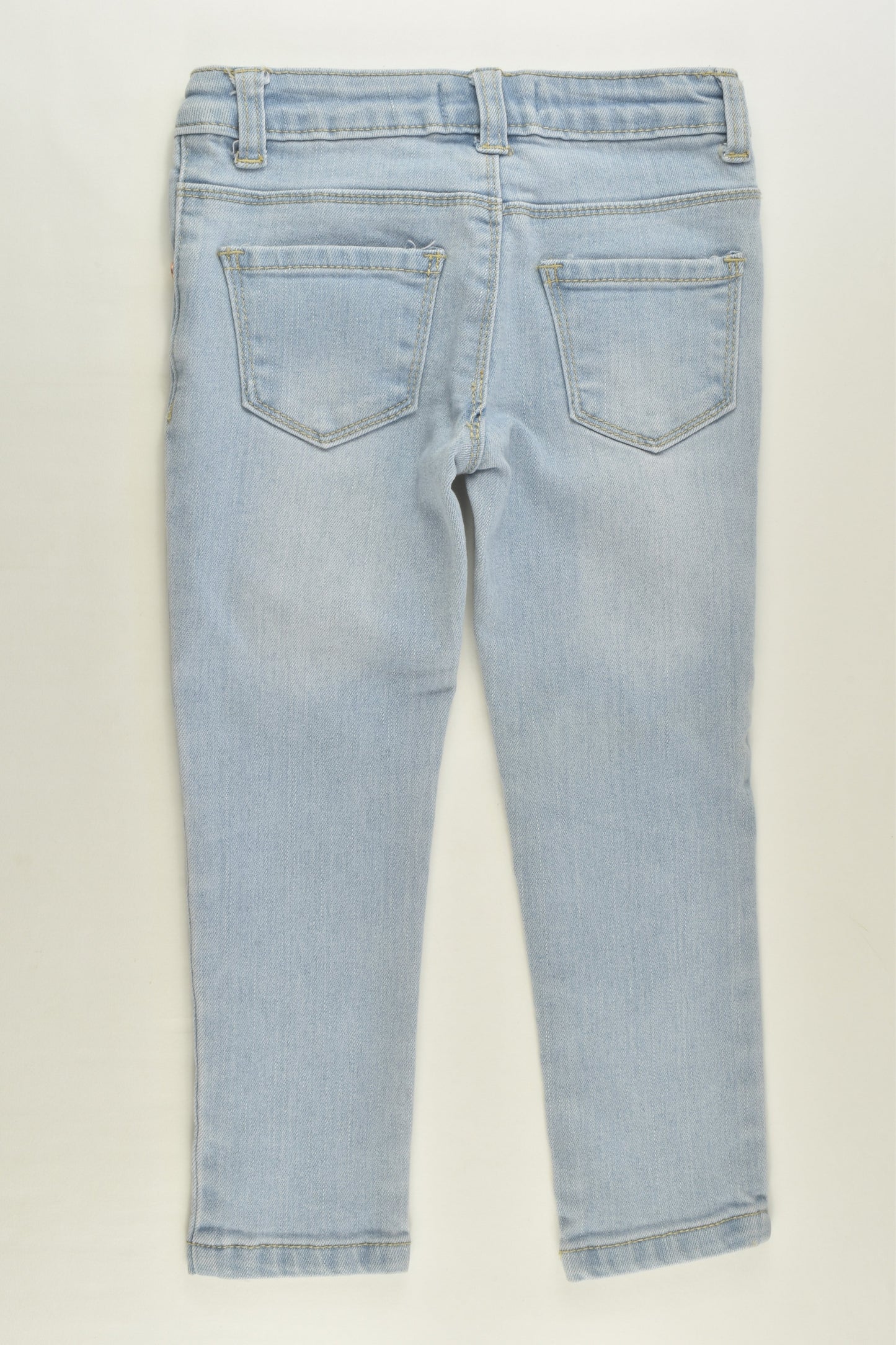 Breakers Size 3 Stretchy Unicorn and Rainbow Denim Pants