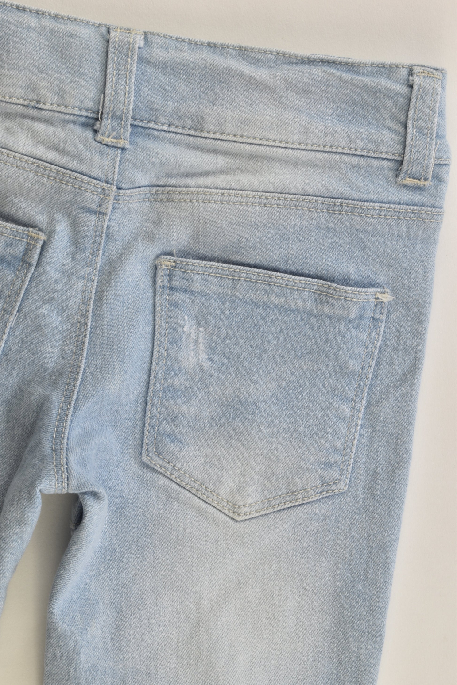 Breakers Size 4 Stretchy Denim Pants with Lace Detail