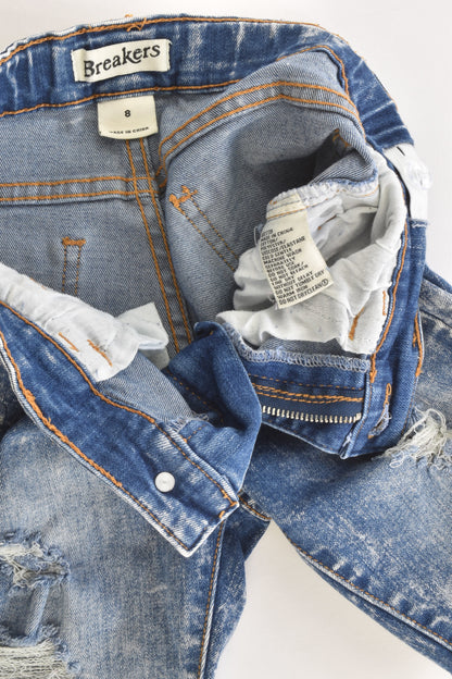 Breakers Size 8 Stretchy Denim Shorts