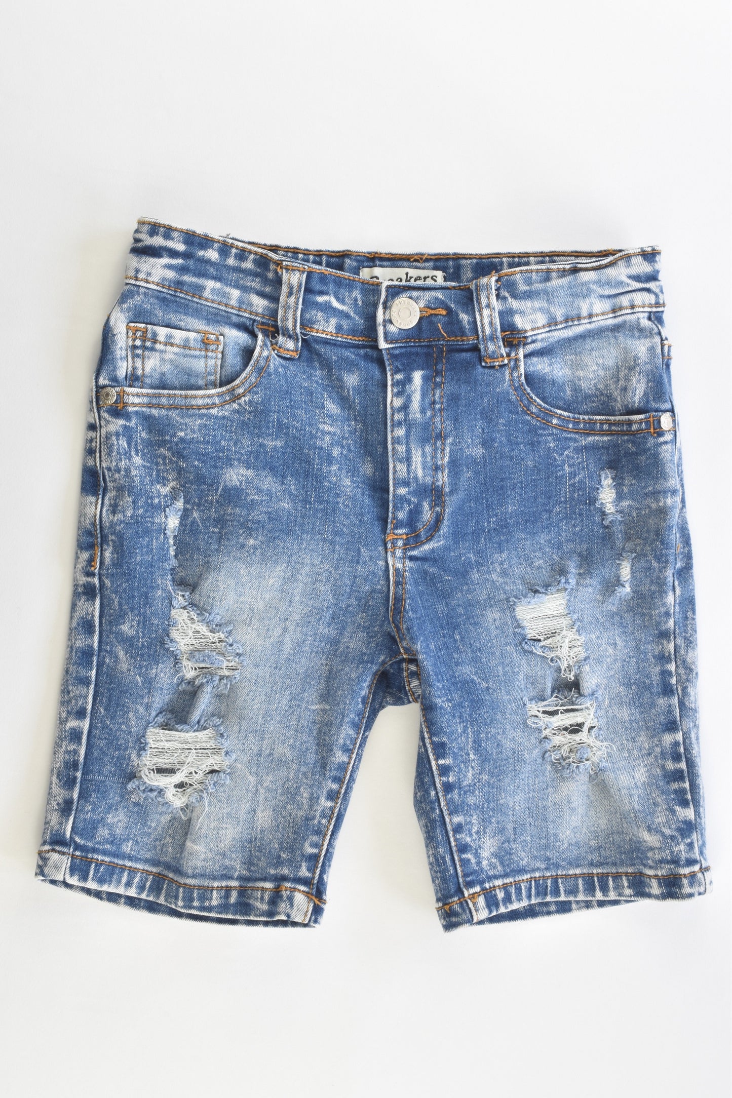 Breakers Size 8 Stretchy Denim Shorts