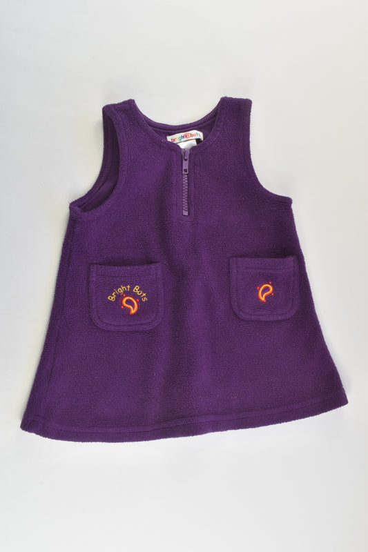 Bright Bots Size 00 Fleece Dress
