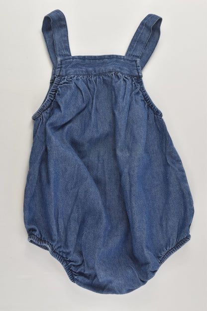 Bright Bots Size 1 (84 cm) Short Denim Playsuit