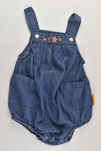 Bright Bots Size 1 (84 cm) Short Denim Playsuit