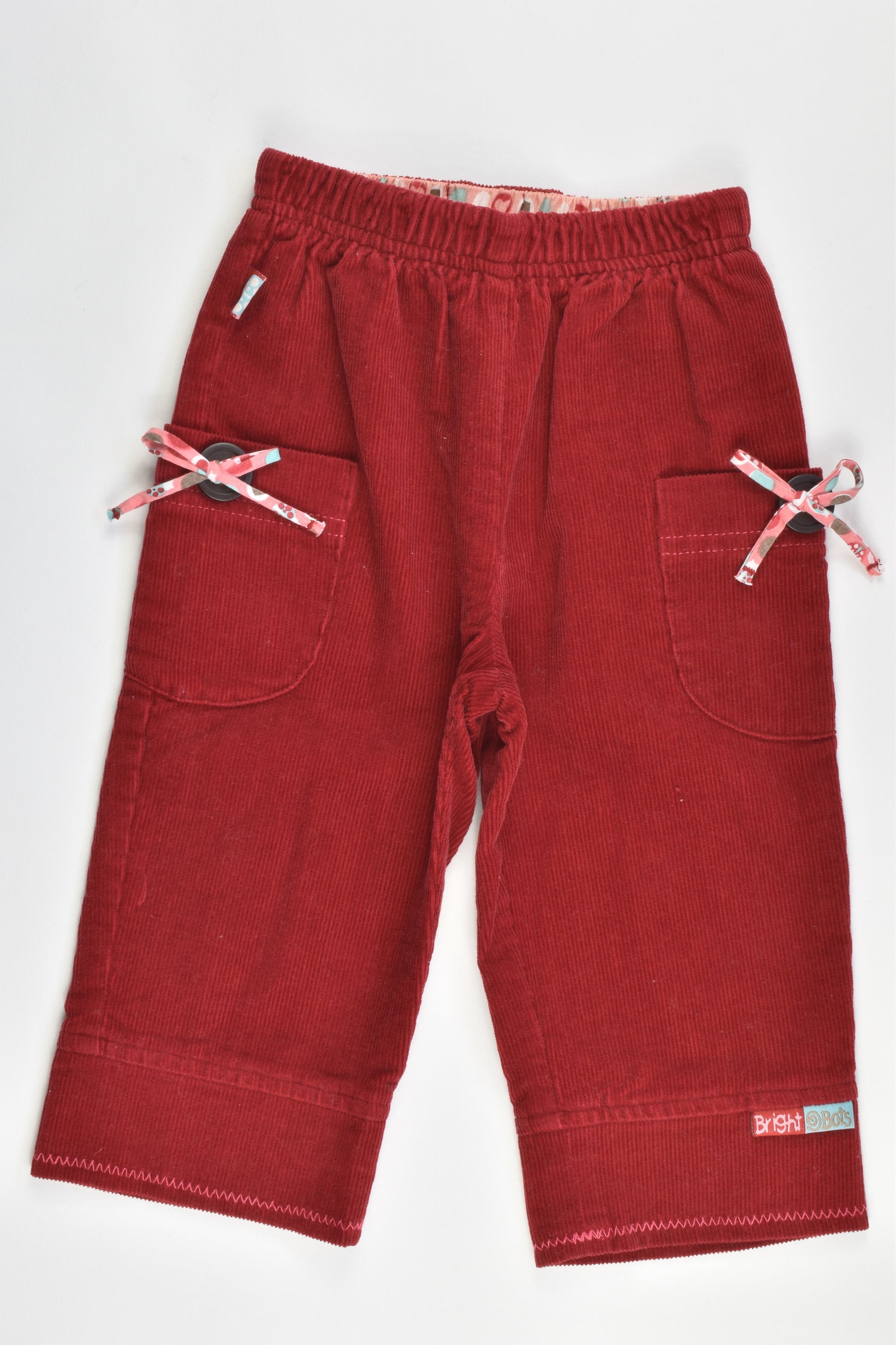 Bright Bots Size approx 0-1 Soft Cord Pants