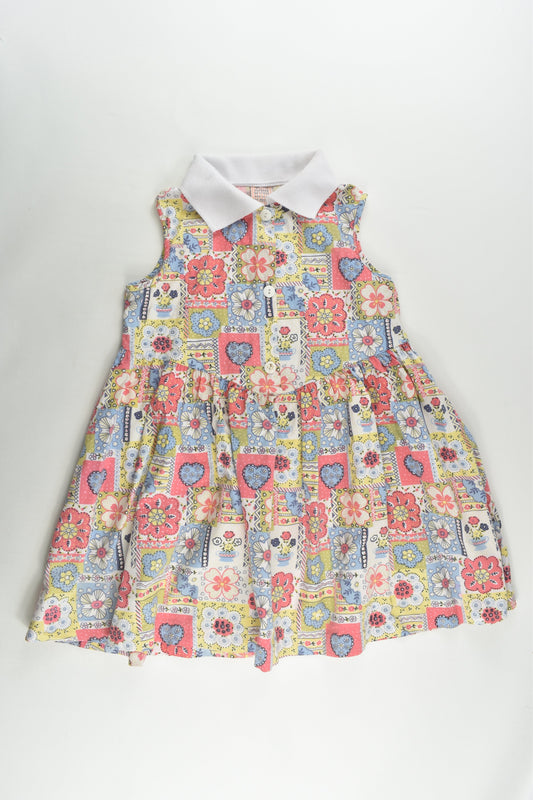 Bright Futures Size 5 (110 cm) Floral Dress